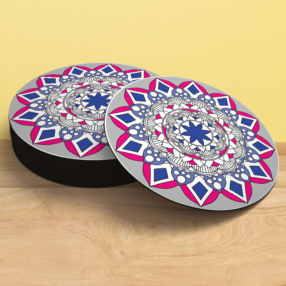 Ornamental Mandala Tea Coaster | Oriental Style