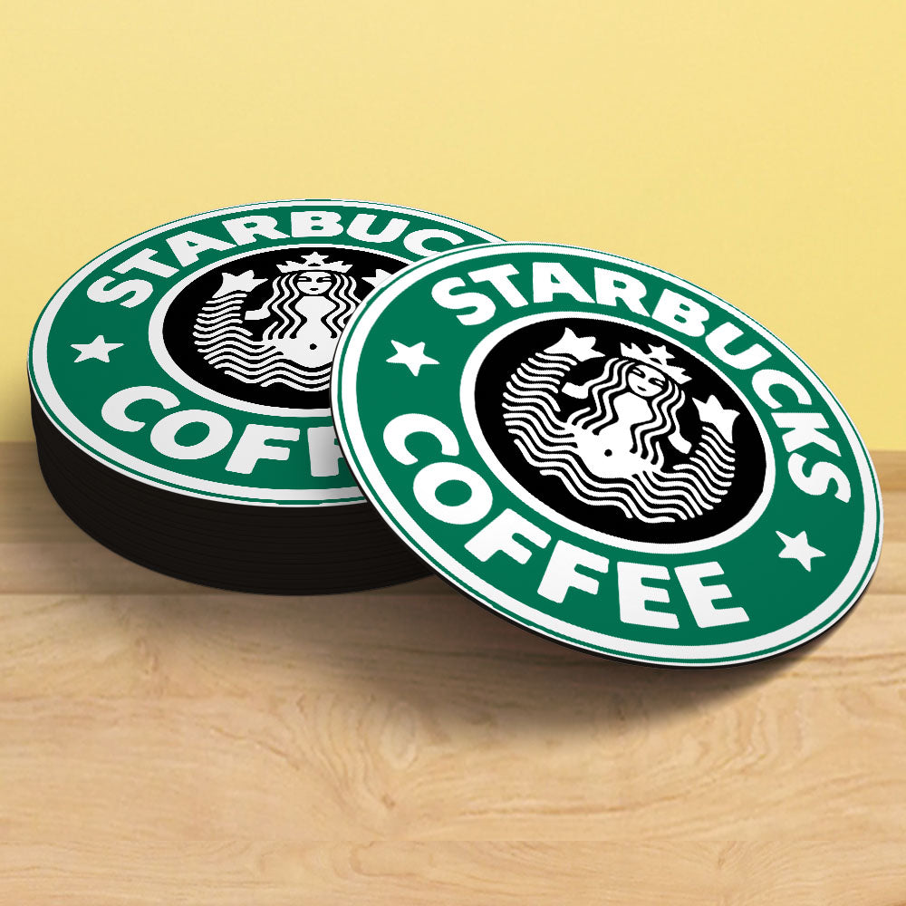 Starbucks Coffee Spoof Coaster | Cafe Parody