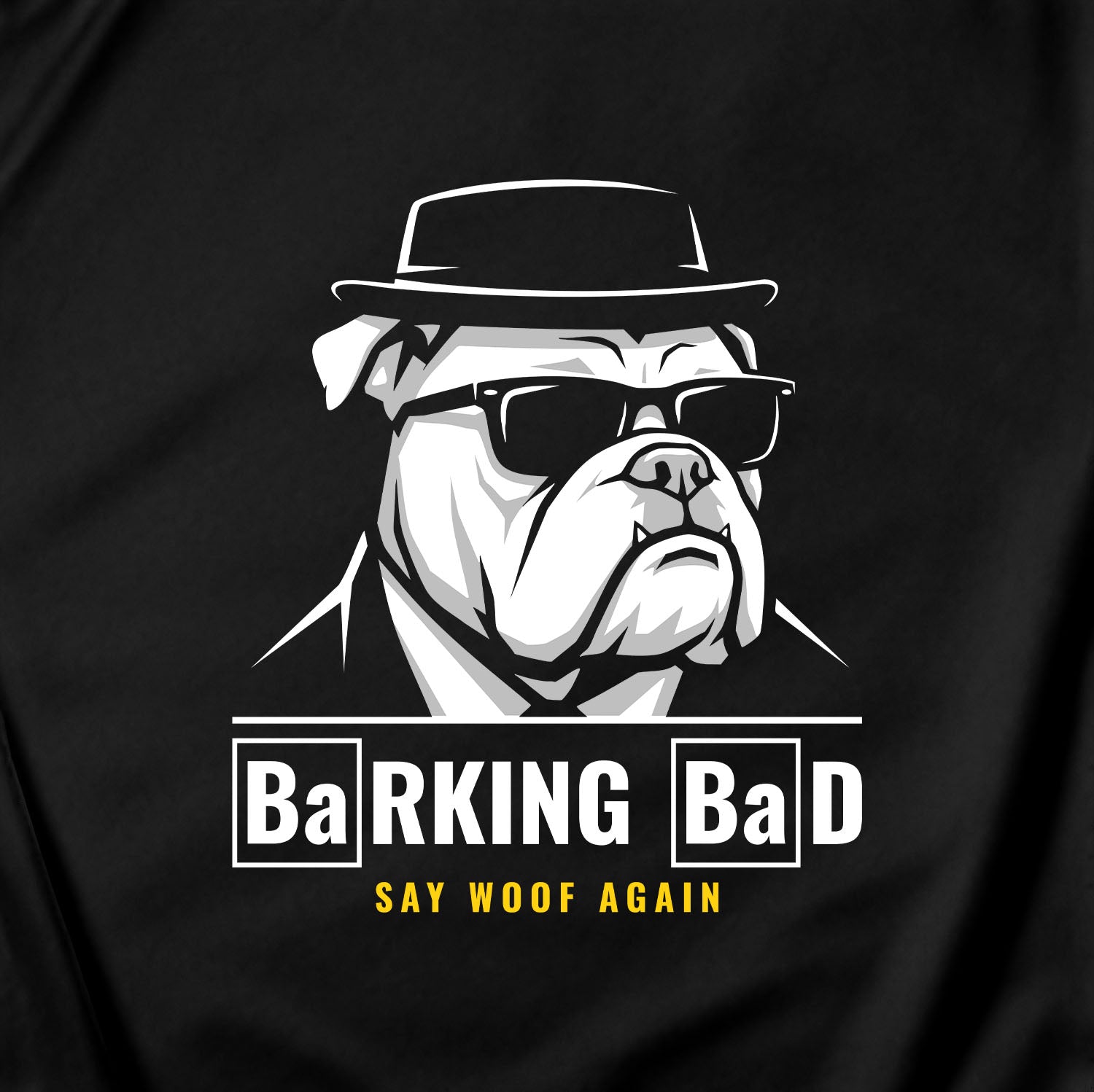 Barking Bad Bulldog Adult Apparel
