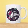 But First Coffee Skull 11oz White Mug
