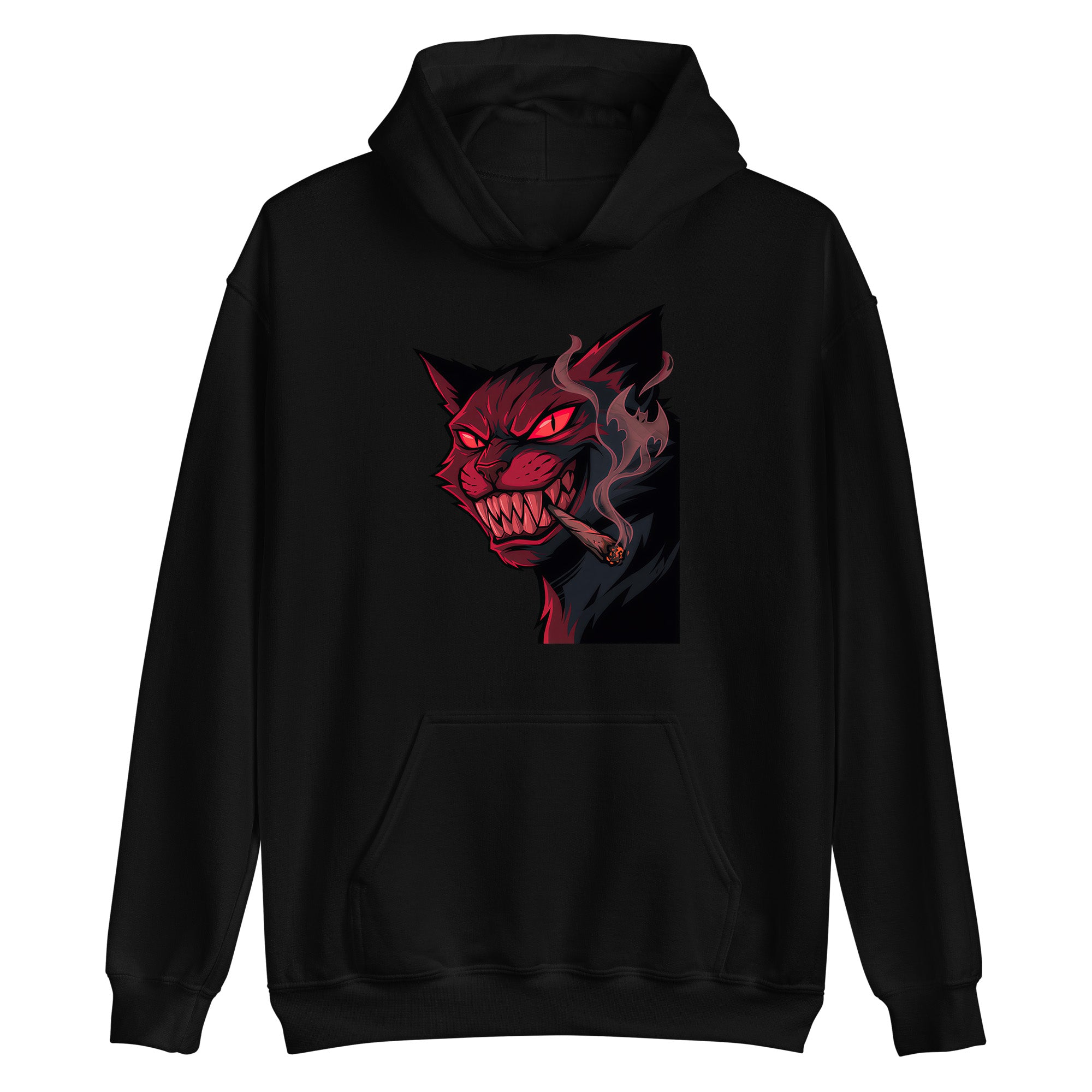 Dark Smoking Cat Kids Apparel
