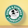 Funny Coffee Parody Tea Coaster | Dumb & Dumber Style