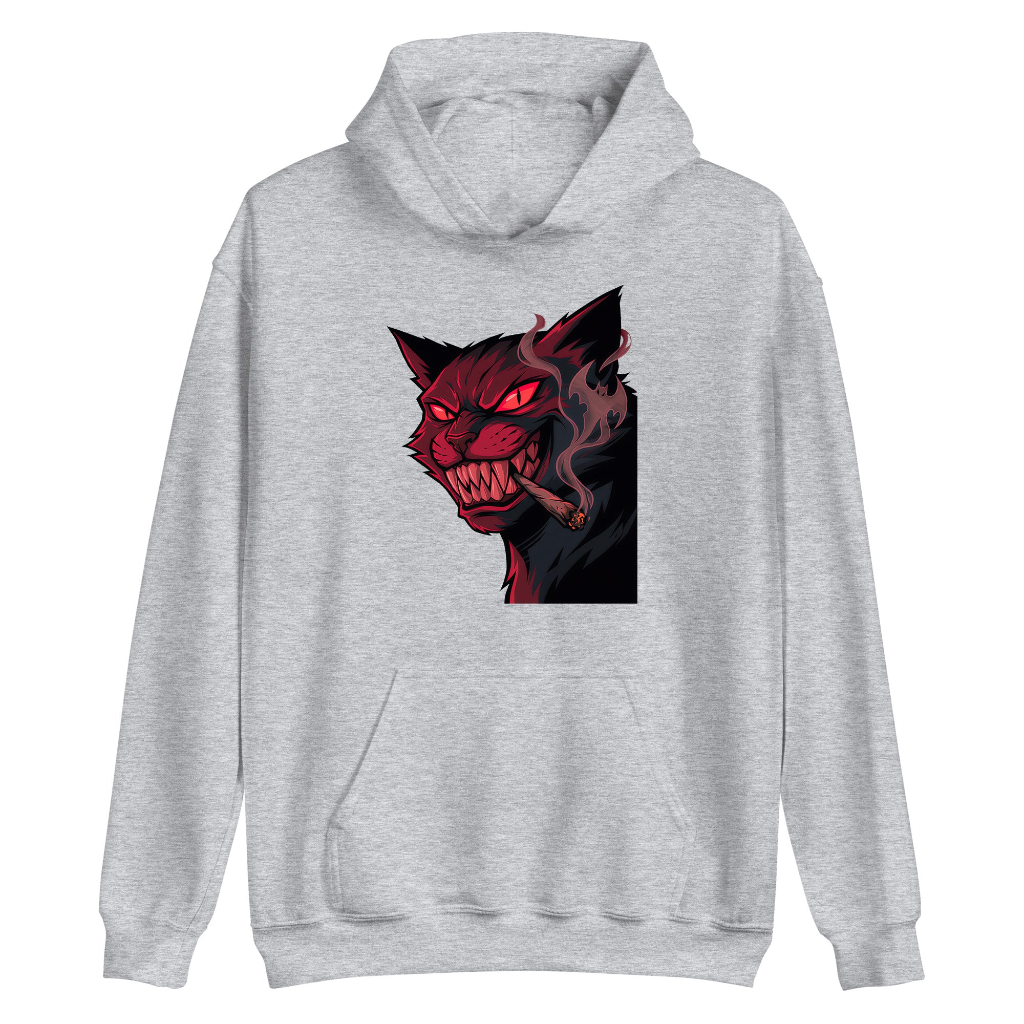 Dark Smoking Cat Kids Apparel