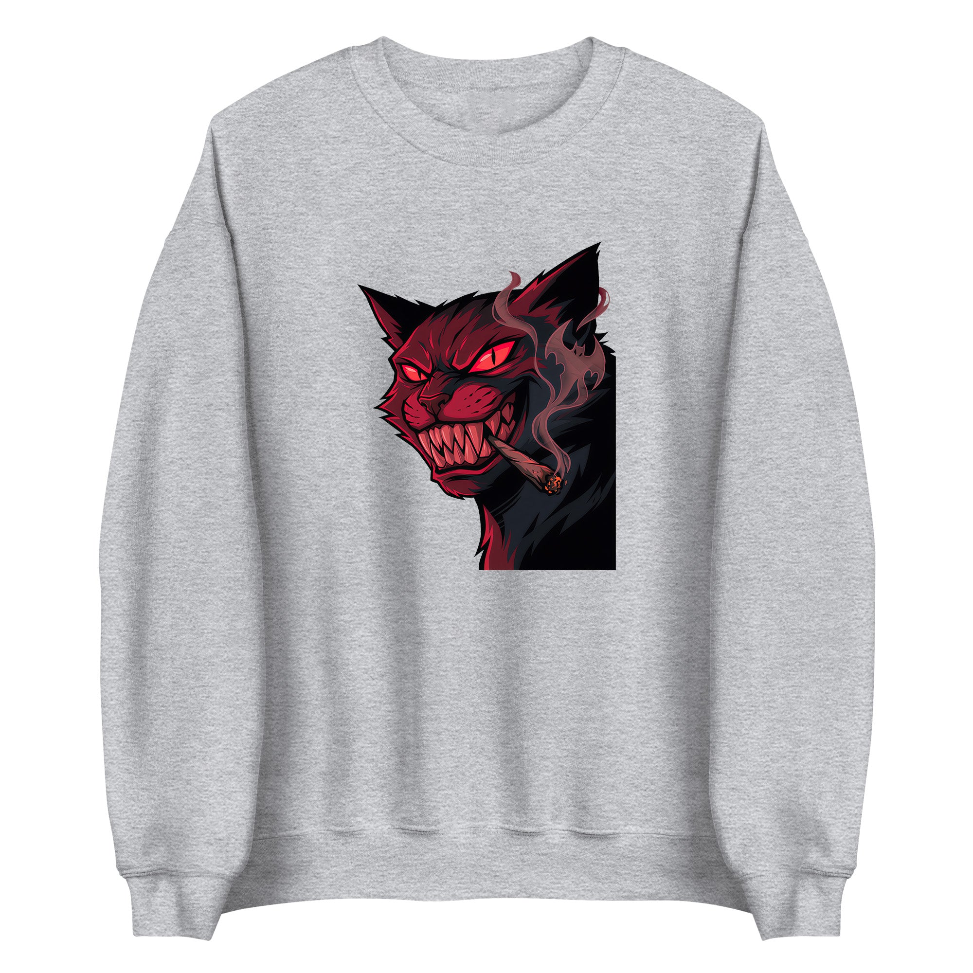 Dark Smoking Cat Adult Apparel
