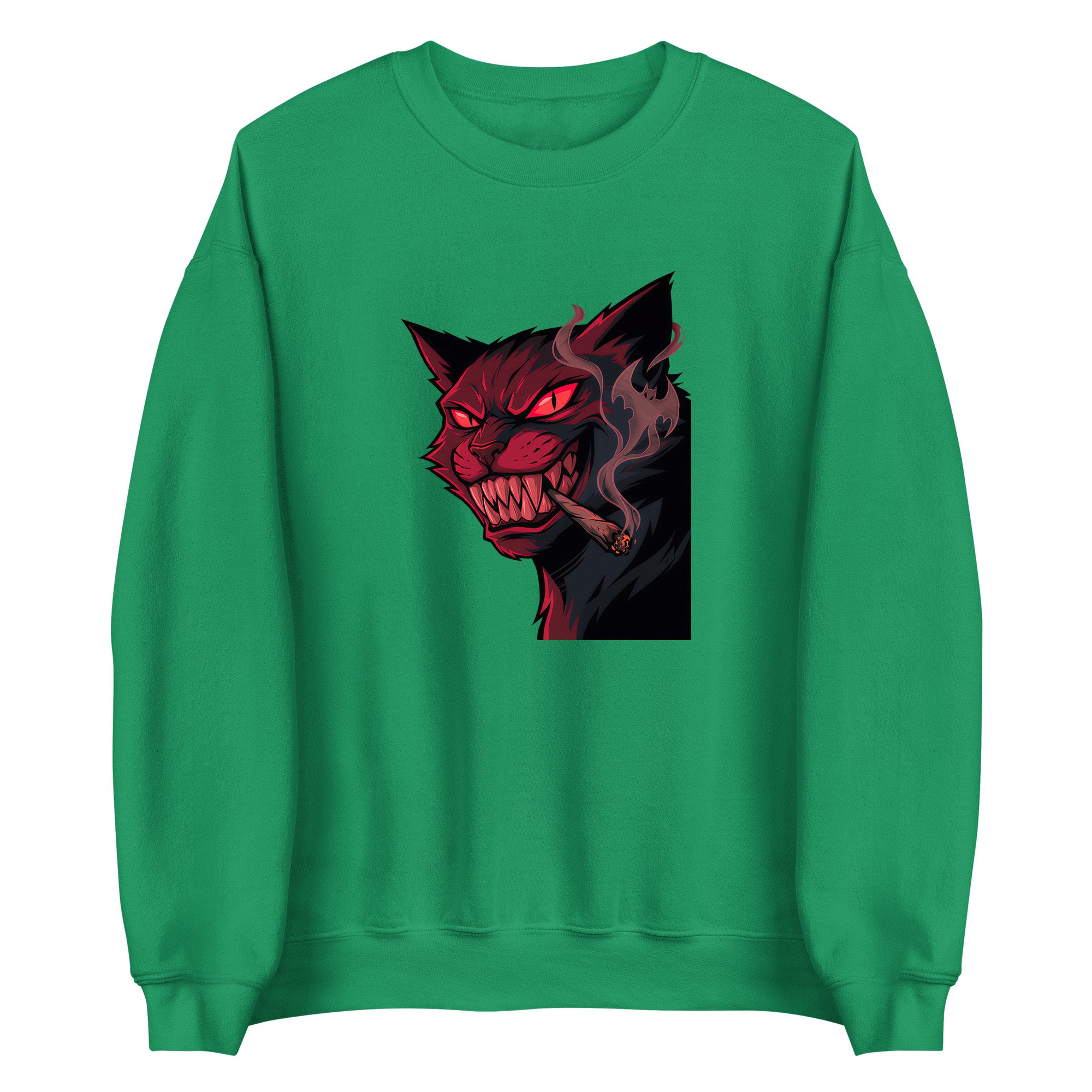 Dark Smoking Cat Kids Apparel