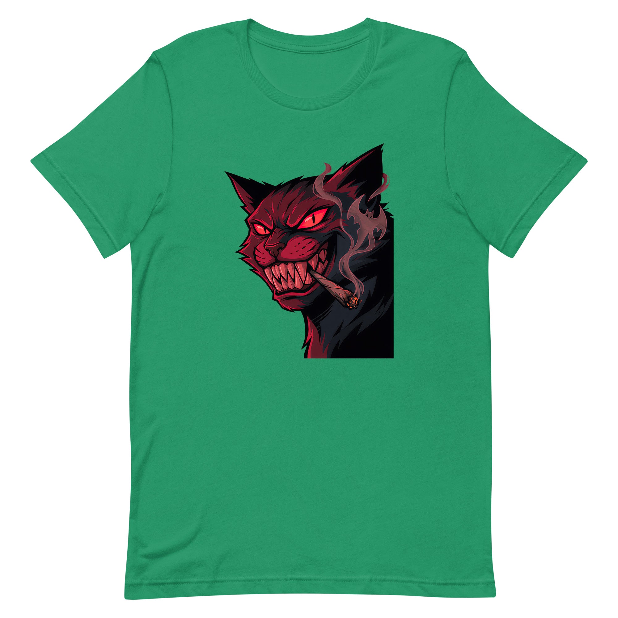Dark Smoking Cat Adult Apparel