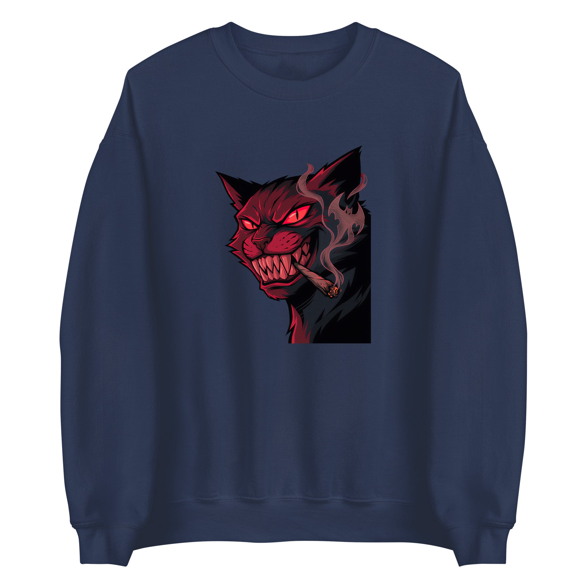 Dark Smoking Cat Kids Apparel
