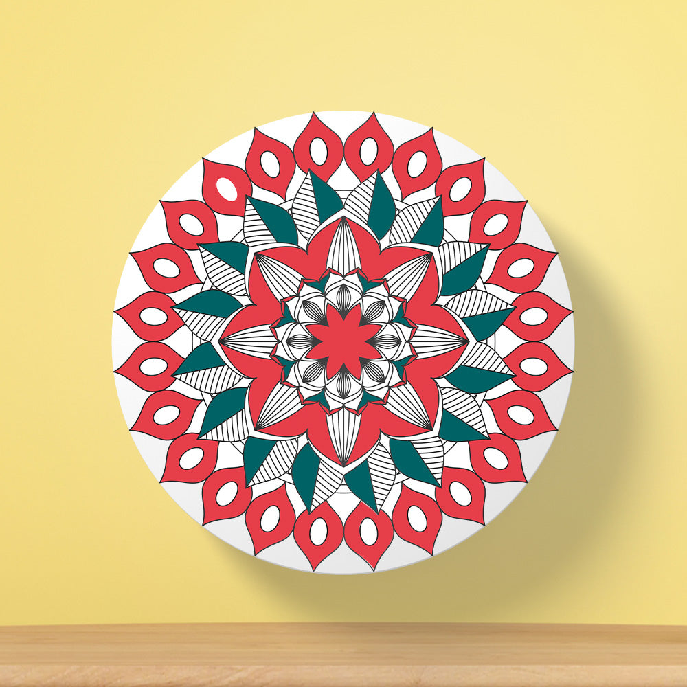 Ornamental Mandala Tea Coaster | Oriental Pattern