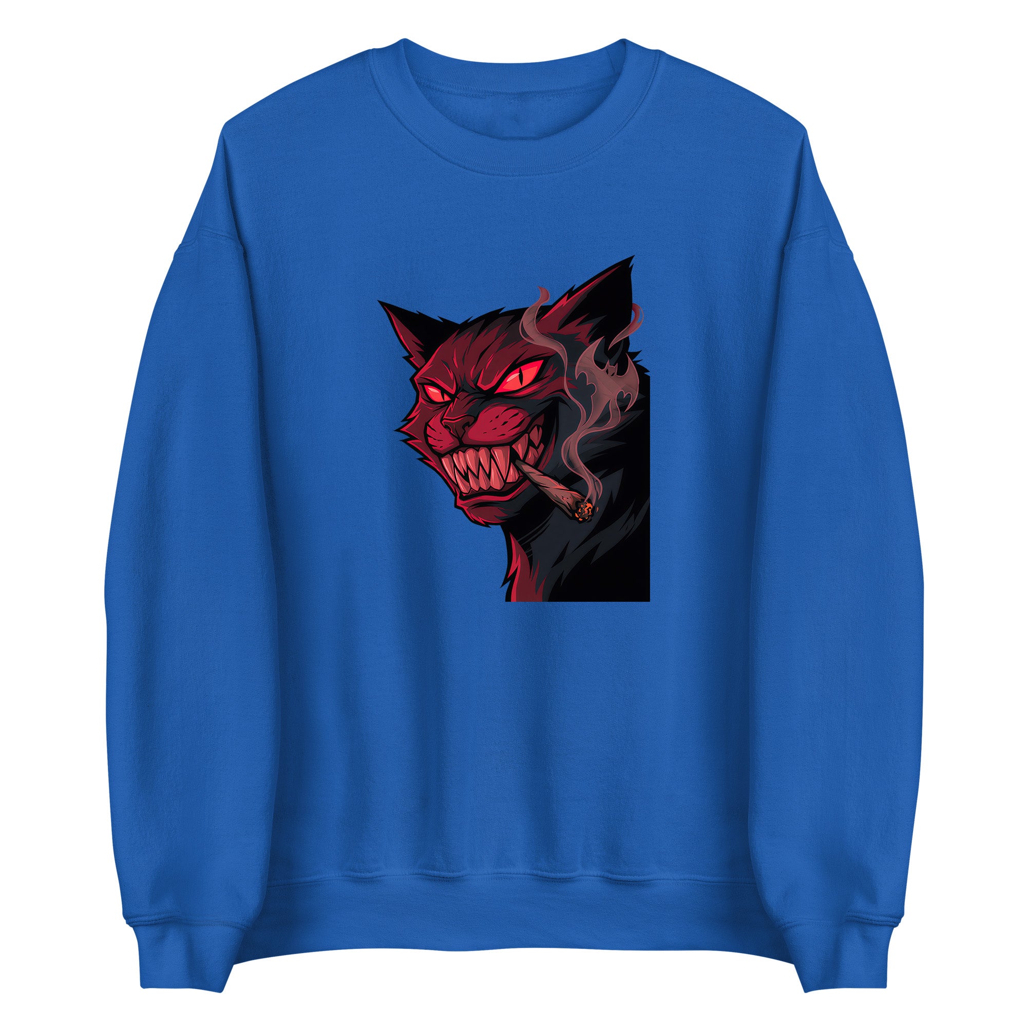Dark Smoking Cat Adult Apparel