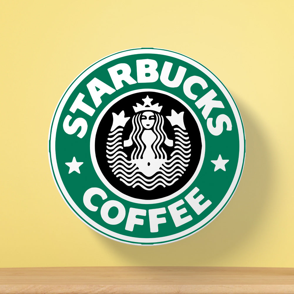 Starbucks Coffee Spoof Coaster | Cafe Parody