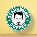Tony Stark Coffee Coaster | Cafe Logo Parody