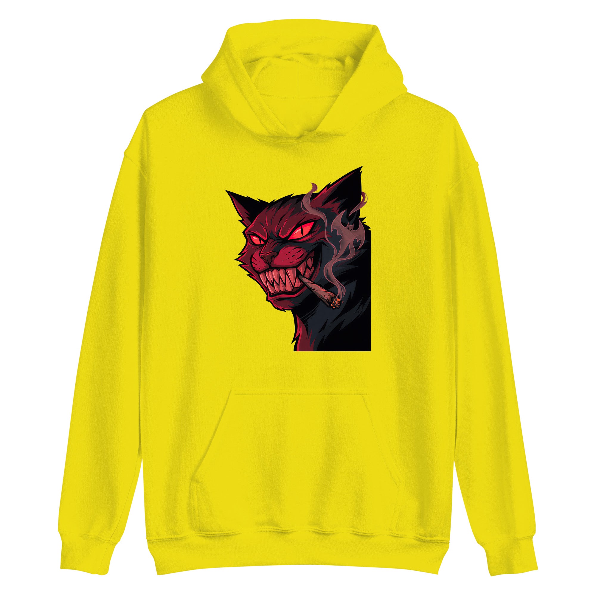 Dark Smoking Cat Adult Apparel