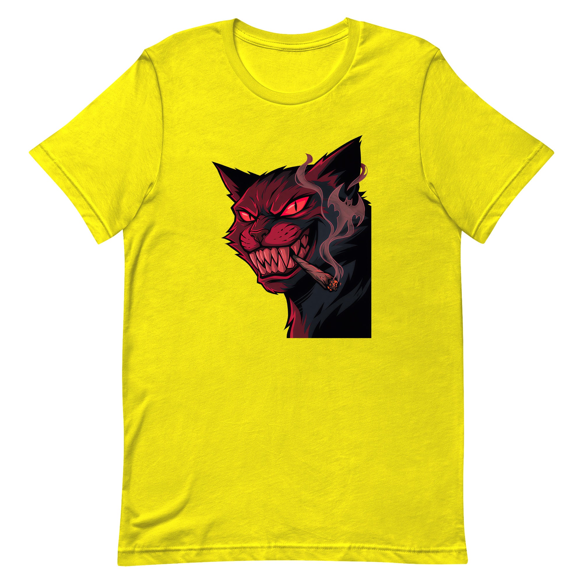 Dark Smoking Cat Adult Apparel
